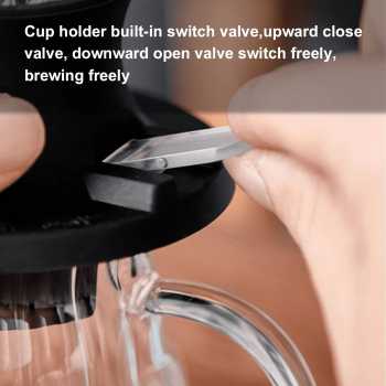 Gambar produk ANTM Filter Penyaring Kopi V60 Cone Coffee Dripper Valve Twirl - INU161