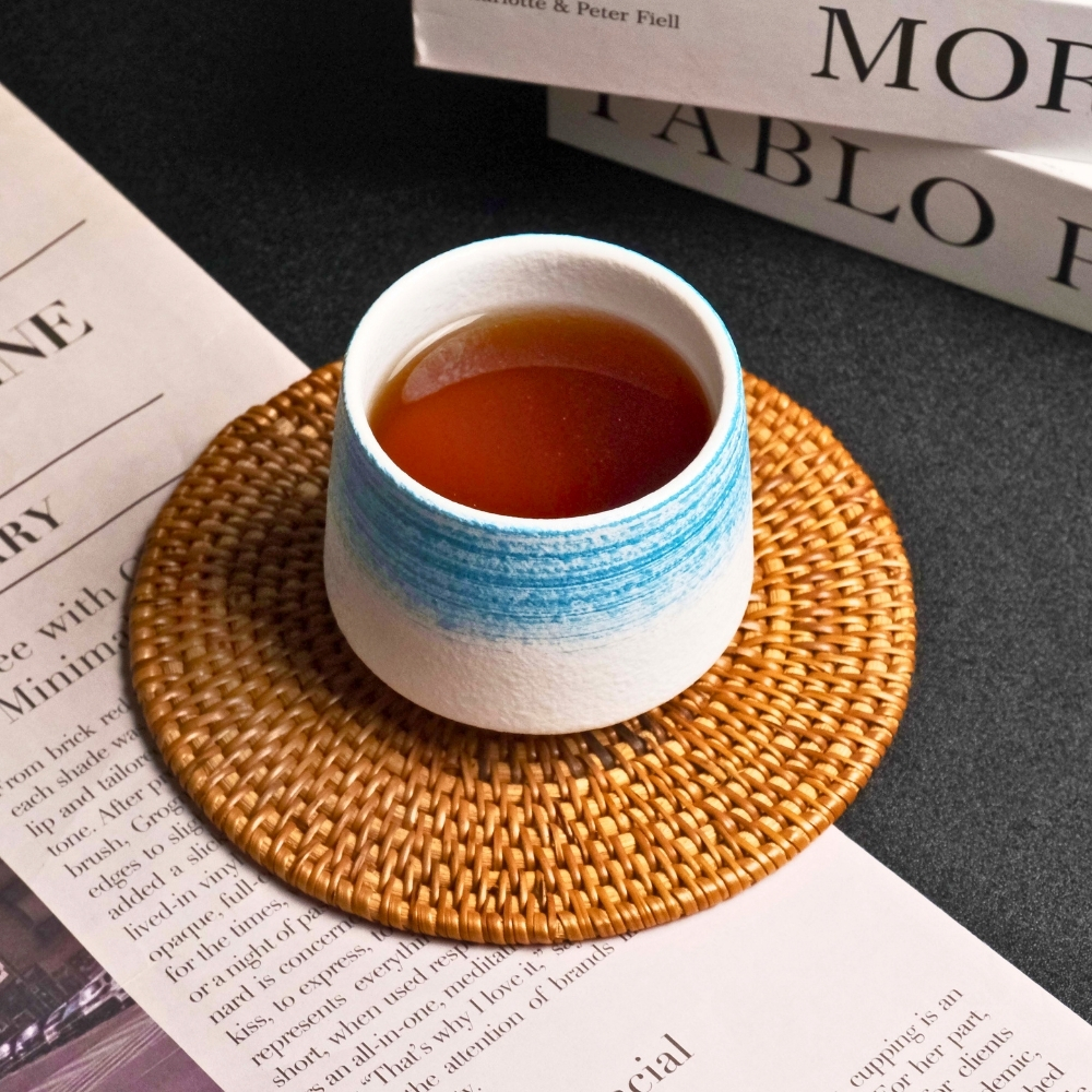 Gambar produk FLAMBE Gelas Keramik Kopi Teh Vintage Japanese Style Ceramic Cup 200ml - FB014