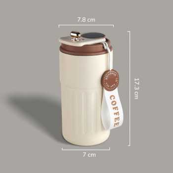 Gambar produk Muloo Botol Minum Tumbler Smart Display Stainless Steel 400ml - M45