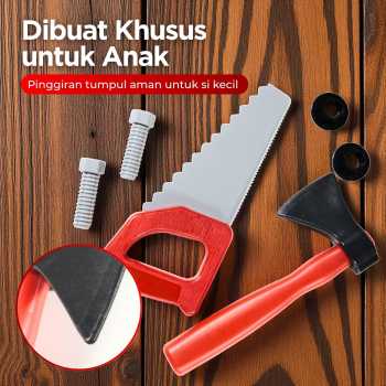 Gambar produk YICHI Hardware Tool Toy Mainan Perkakas Anak Simulasi Pertukangan - TD46