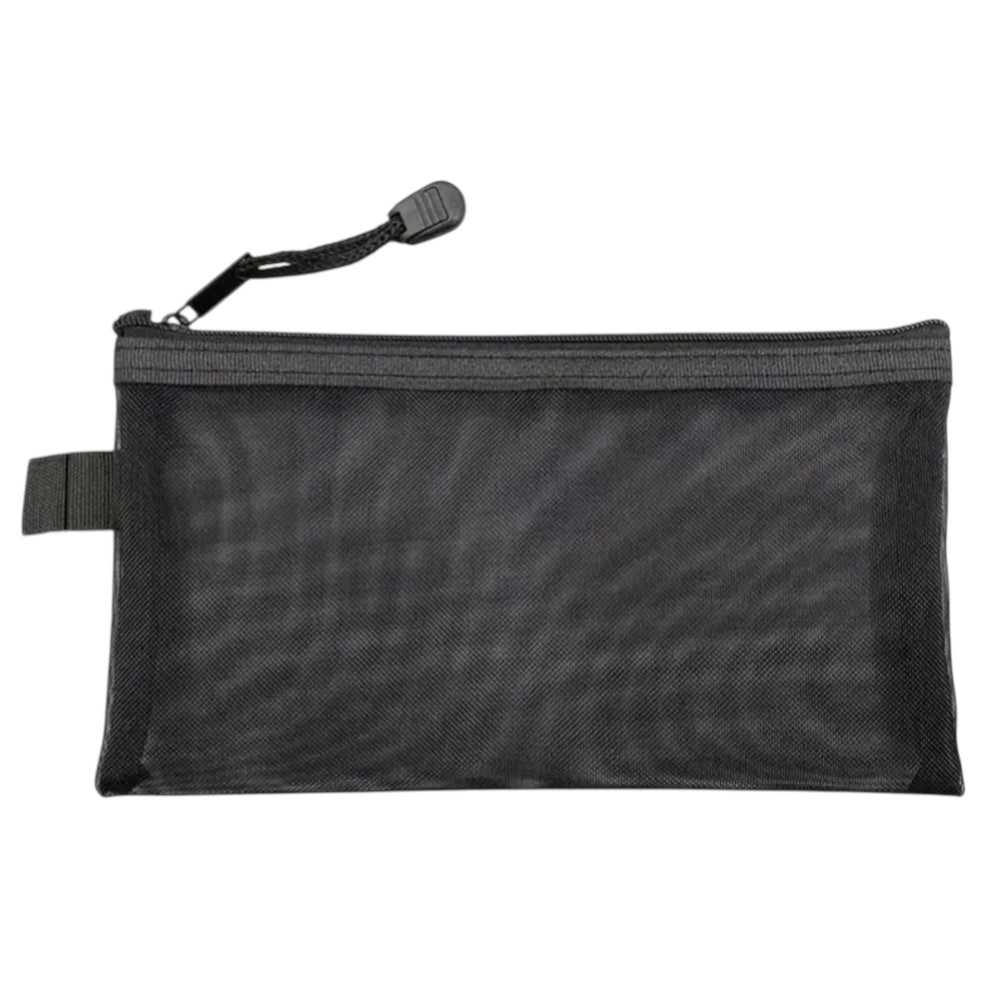 Gambar produk ZANZAN Tempat Pensil Jaring Mesh Pencil Case Zipper Storage - Z20