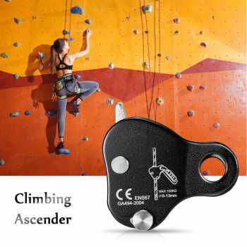 LIXADA Ascender Climbing Rope Grab Self Lock Aluminium Alloy - EN567