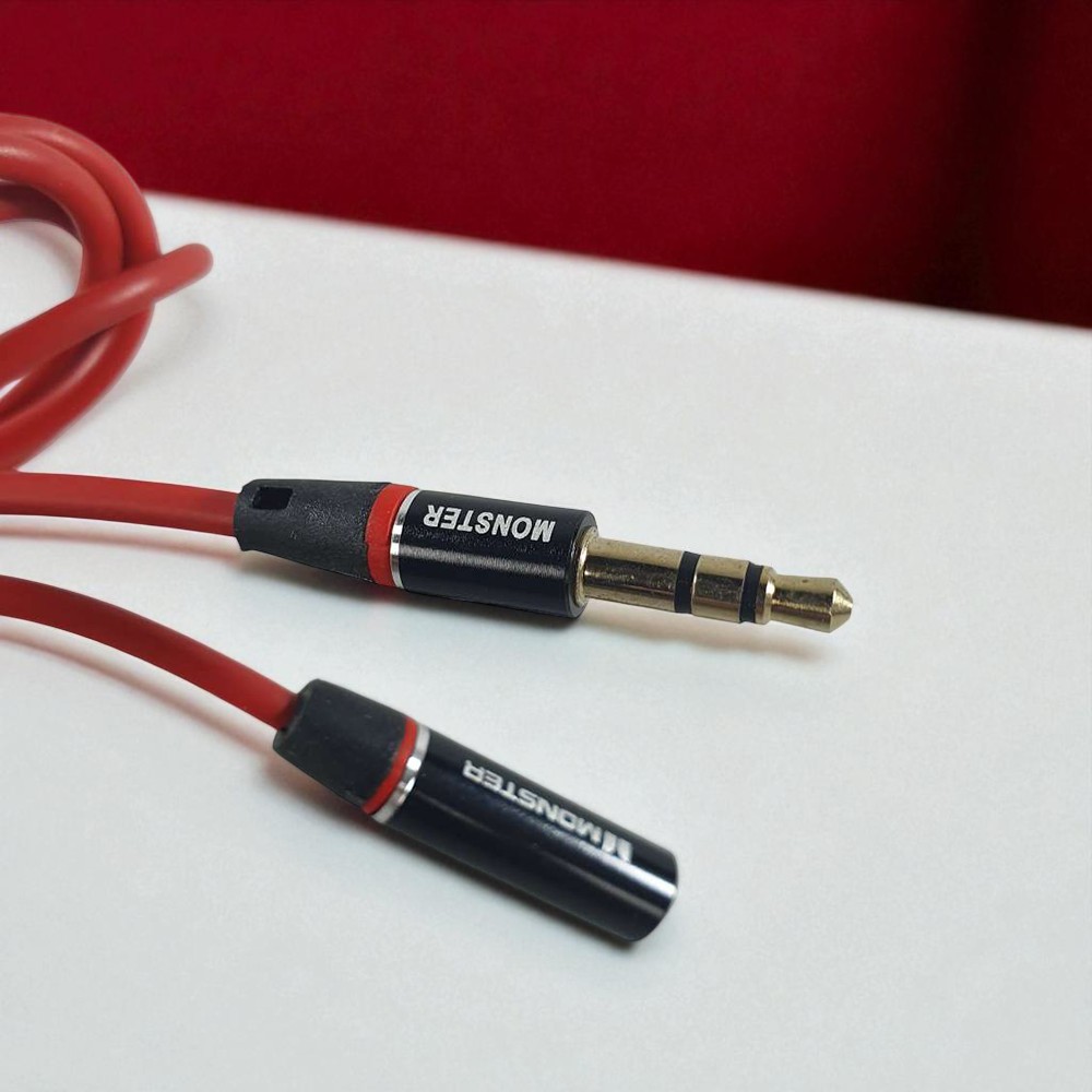 Gambar produk MONSTER Kabel AUX HiFi Audio Cable 3.5mm Male to Female - AV118