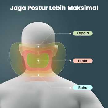 Gambar produk OTOHEROES Bantal Leher Mobil Ergonomis Memory Foam Car Headrest Pillow - DK-12