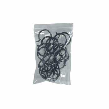 Gambar produk Januel Hanger Gantungan S Stainless Steel Hook With Buckle 10 PCS - Jn18