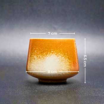 Gambar produk FLAMBE Gelas Keramik Kopi Teh Vintage Japanese Style Ceramic Cup 200ml - FB014