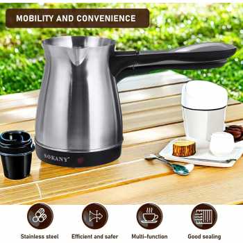 Gambar produk SOKANY Teko Listrik Pemanas Kopi Turkish Coffee Maker 600W 500ml - SK-214