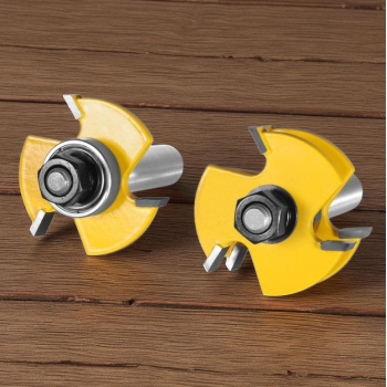 Gambar produk Yumun Mata Profil Kayu Tongue and Groove Milling Cutter 12.7mm 2 PCS - YTG