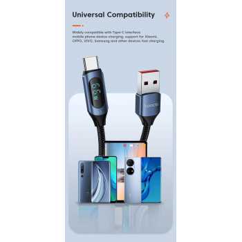Gambar produk Toocki Kabel Charger Data USB to USB Type-C Fast Charging 66W 6A 1M - TXCT-XY01/XYA01