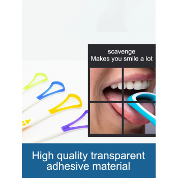 Gambar produk Formula Alat Pembersih Lidah PP Single Tongue Cleaner 18cm - F-PP