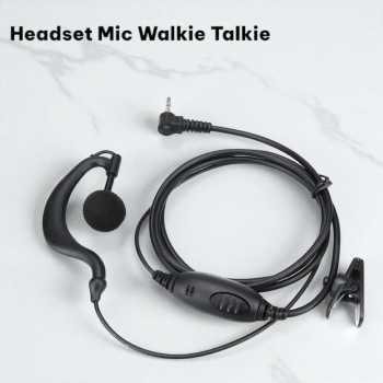 BANGGOOD Headset Mic Walkie Talkie PTT Single Earpiece 1 Pin Motorola - BG25