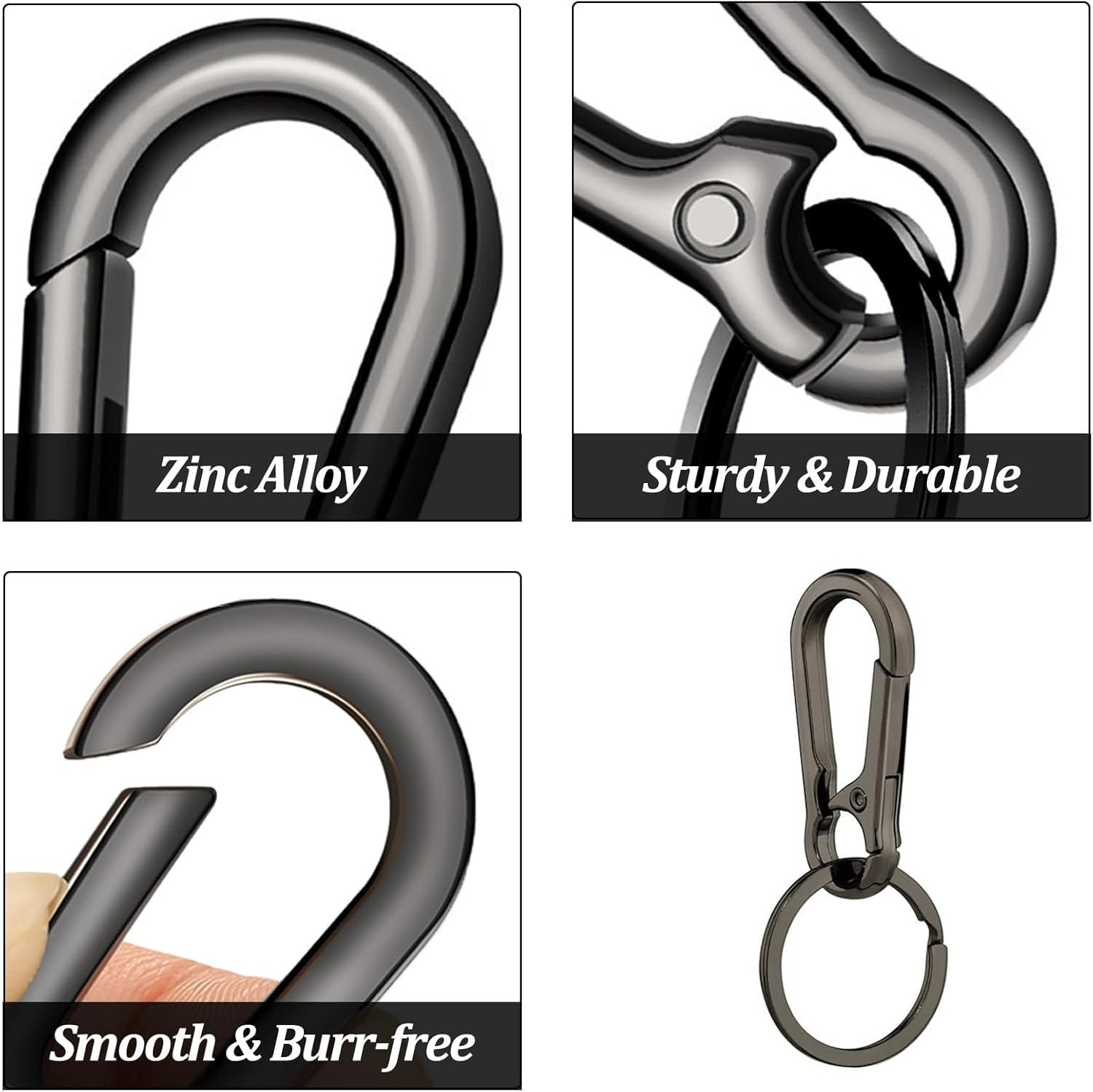 Gambar produk Bombon Gantungan Kunci Multifunctional Carabiner Keychain Zinc Alloy - INU67