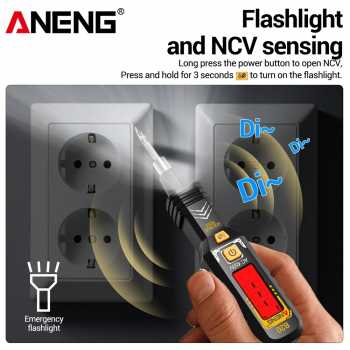 Gambar produk ANENG Obeng Tespen Tester Pen Non Contact Digital Display Alarm - B20