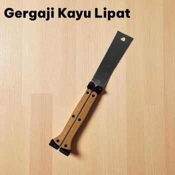 JIXIU Gergaji Kayu Lipat Foldable Butterfly Saw Double Side 31cm - JX3