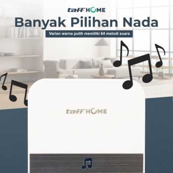 Gambar produk TaffHOME Bell Pintu Wireless Doorbell Waterproof 1 Receiver 433MHz - A9