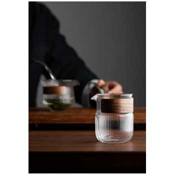 Gambar produk QIXAN Gelas Pitcher Teh Borosilicate Tea Divider Fair Cup 300ml - XZ-300