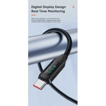 Gambar produk Toocki Kabel Charger Data USB A to USB Type-C Fast Charging 66W 6A 1M - TXCT-XY01/XYA01