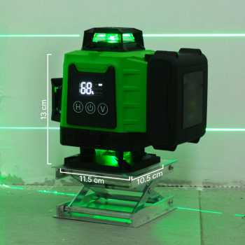 Gambar produk CONENTOOL Laser Level Self Leveling 4D 16 Lines 6000mAh with Remote - CN16