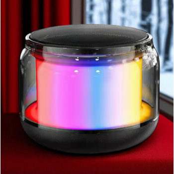 Gambar produk T-WOLF Mini Bluetooth Speaker Portable Transparent Wireless 400MAh - S-100