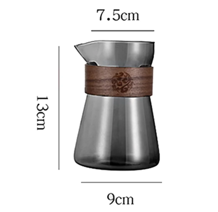 Gambar produk LIONS Teko Kopi Coffee Server Drip Pour Pitcher Jug Borosilicate 500ml - L1