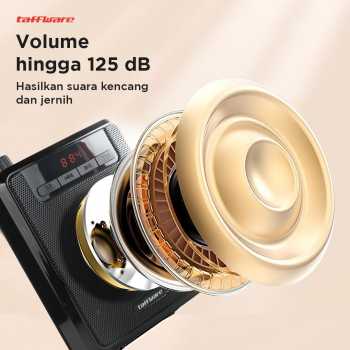 Gambar produk Taffware Megaphone Mikrofon Penguat Suara Tourguide Speaker 125dB - K300