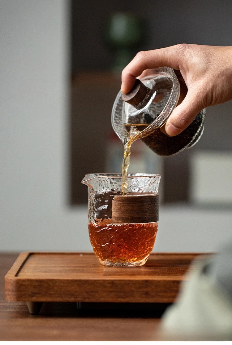 Gambar produk QIXAN Gelas Pitcher Teh Borosilicate Tea Divider Fair Cup 260ml - XZ-260