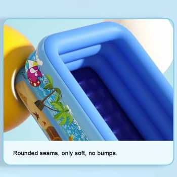 Gambar produk Intime Kolam Baby Bath Bathtub Portable Inflatable 118 x 87 x 35 cm - INU152