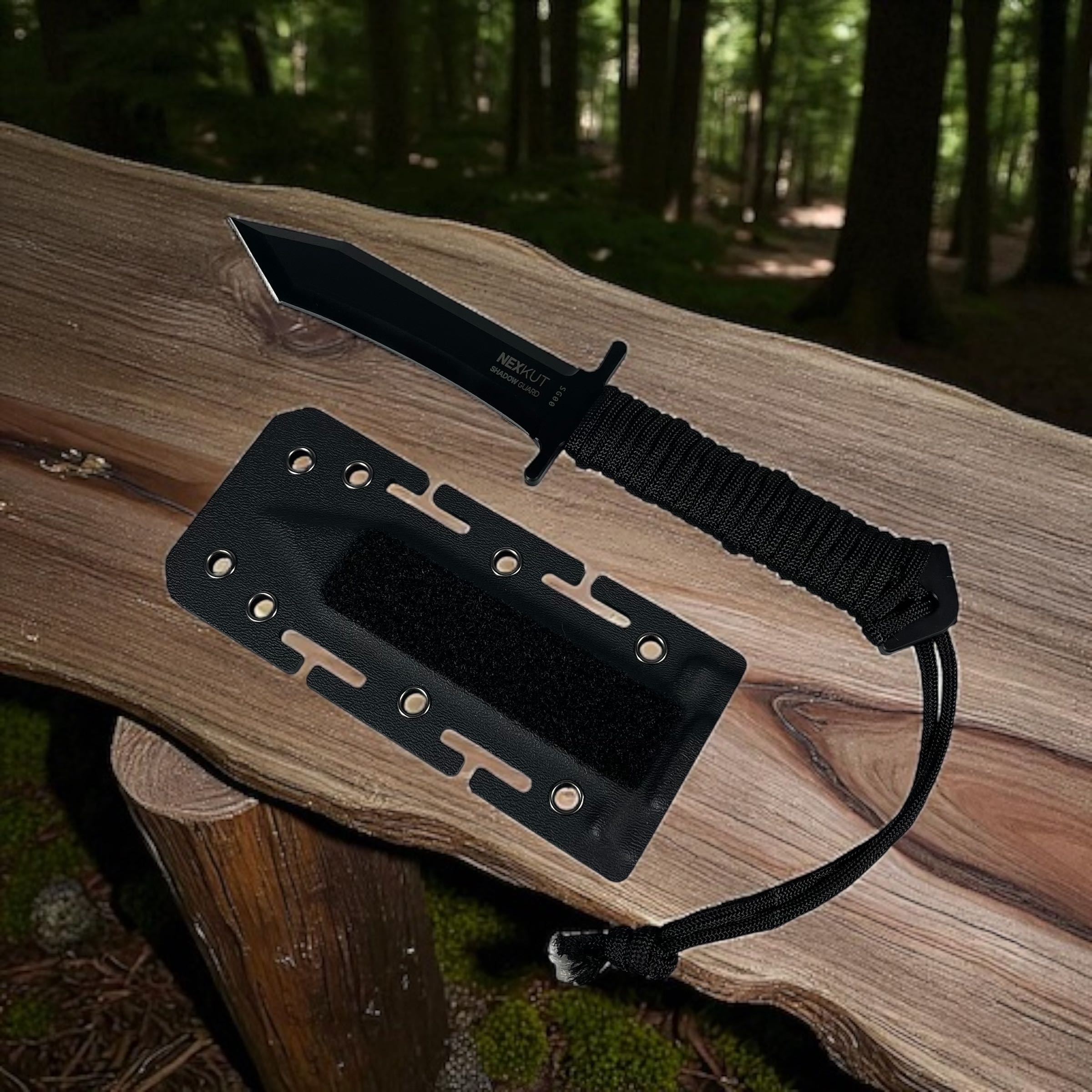 Gambar produk NEXKUT Pisau Survival EDC Tactical Combat Dagger with Kydex Holster - SG00