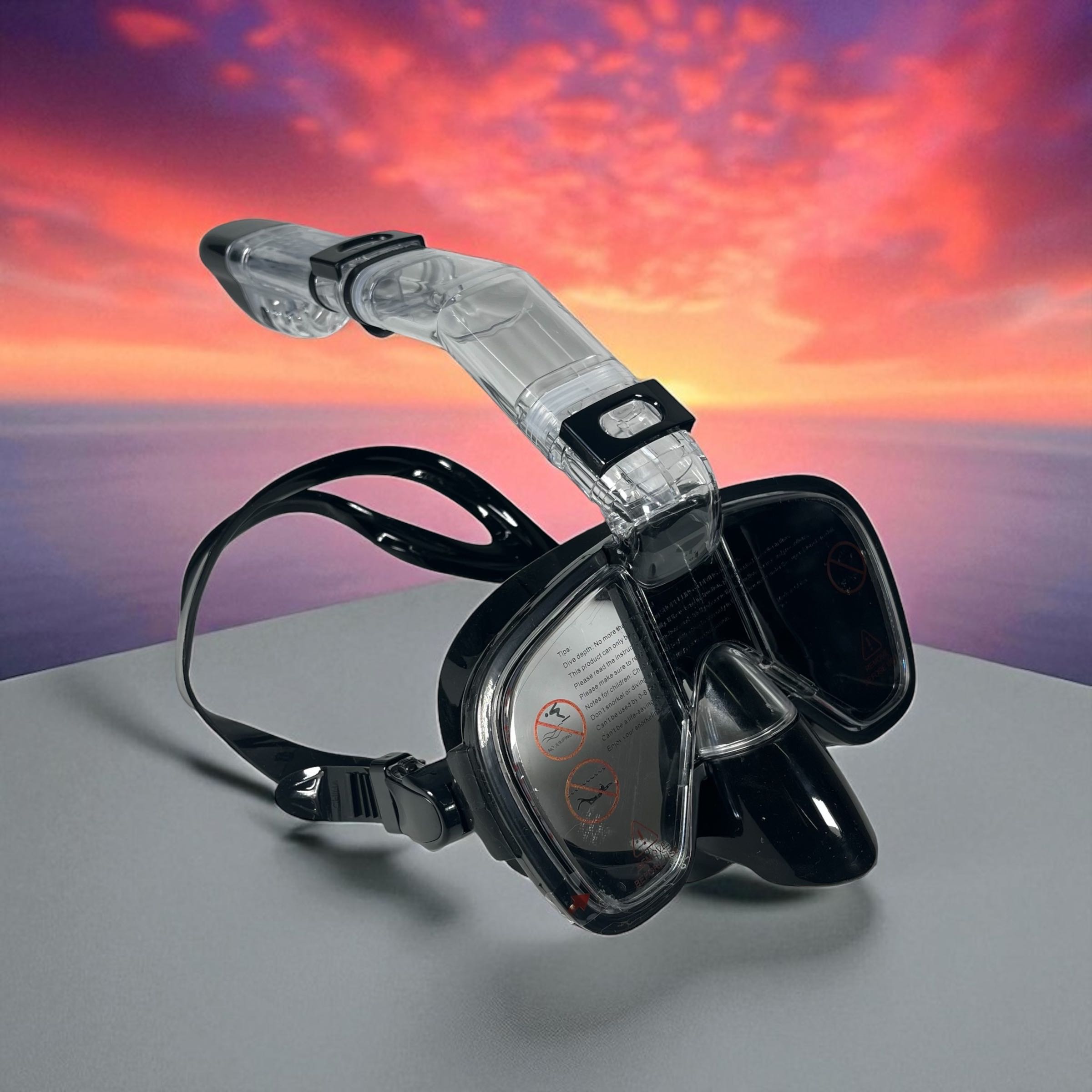 Gambar produk Huacheng Kacamata Selam Scuba Diving Snorkeling Goggles Set L/XL - QW-01