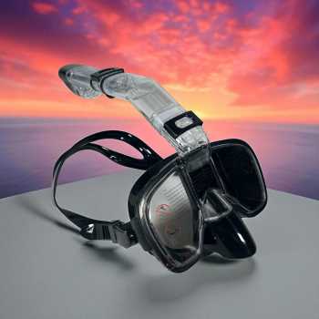 Gambar produk Huacheng Kacamata Selam Scuba Diving Snorkeling Goggles Set L/XL - QW-01