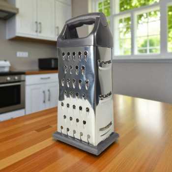 Gambar produk Slight Parutan Pengiris Sayur Serbaguna 4 Side Stainless Steel Grater - INU158