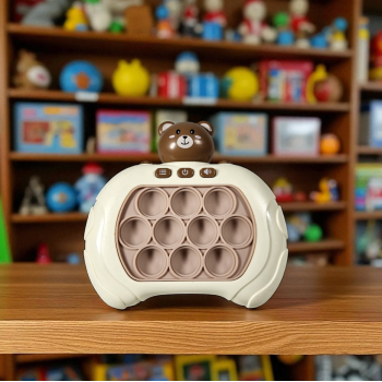 Gambar produk QUICK Mainan Pop It Elektrik Gopher Bear Game Console 3rd Generation - Q3