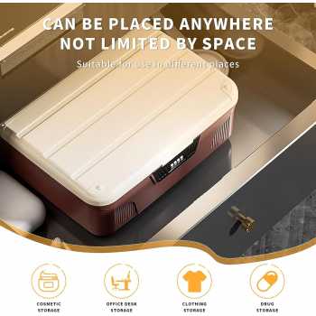 Gambar produk TEDEY Kotak Brankas Safety Box Portable Password M - 8875