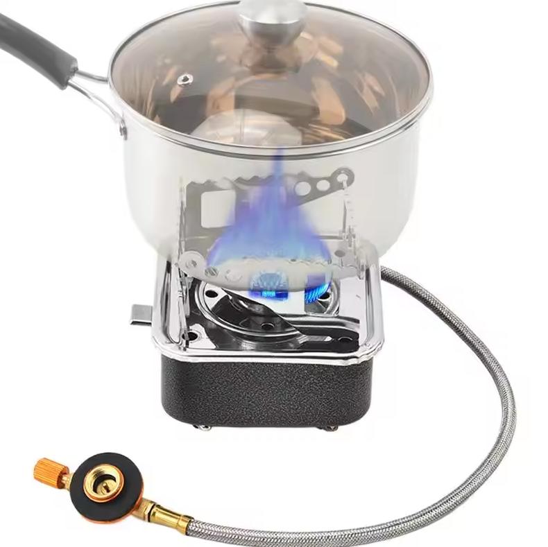 Gambar produk WUKOV Kompor Gas Portable Lipat Outdoor Camping Stove With Pipe - WK01