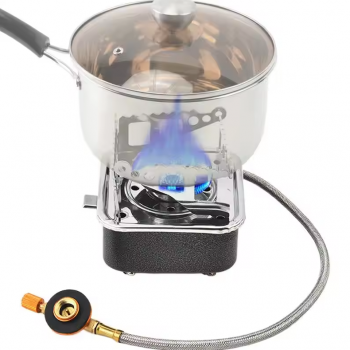 Gambar produk WUKOV Kompor Gas Portable Lipat Outdoor Camping Stove With Pipe - WK01