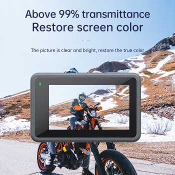 Gambar produk TELESIN Tempered Glass Protective Film 2.5D for DJI Osmo Action 5 Pro - S6-FLM-13-TDJ