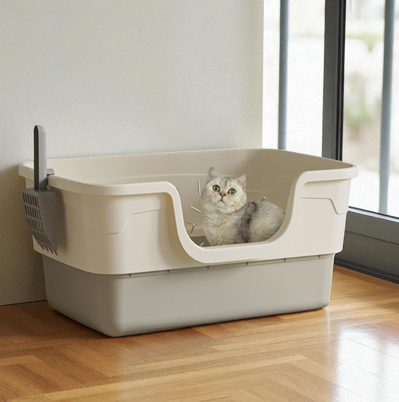 Gambar produk ENAKO Cat Litter Box High Side Detachable Bak Pasir Kucing - EN-55