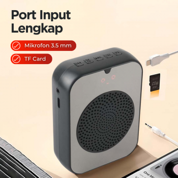 Gambar produk SOAIY Speaker Pinggang Bluetooth Voice Amplifier LED Wireless 8W - H6