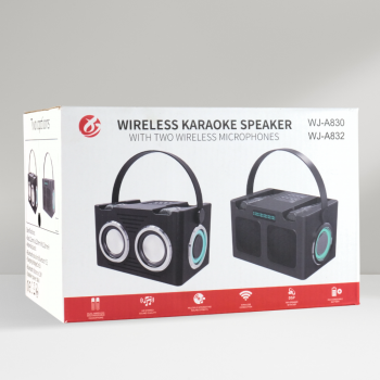 Gambar produk Yism Speaker Bluetooth Karaoke Portable with 2 Microphone 16W - WJ-A830
