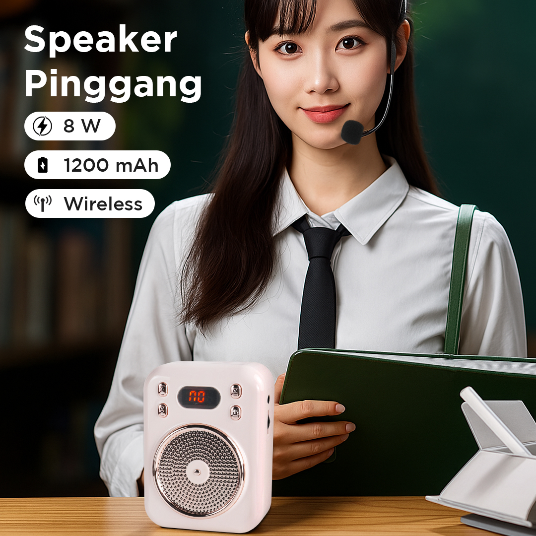 Gambar produk Little Bee Speaker Pinggang Bluetooth Voice Amplifier Wireless 8W - S22