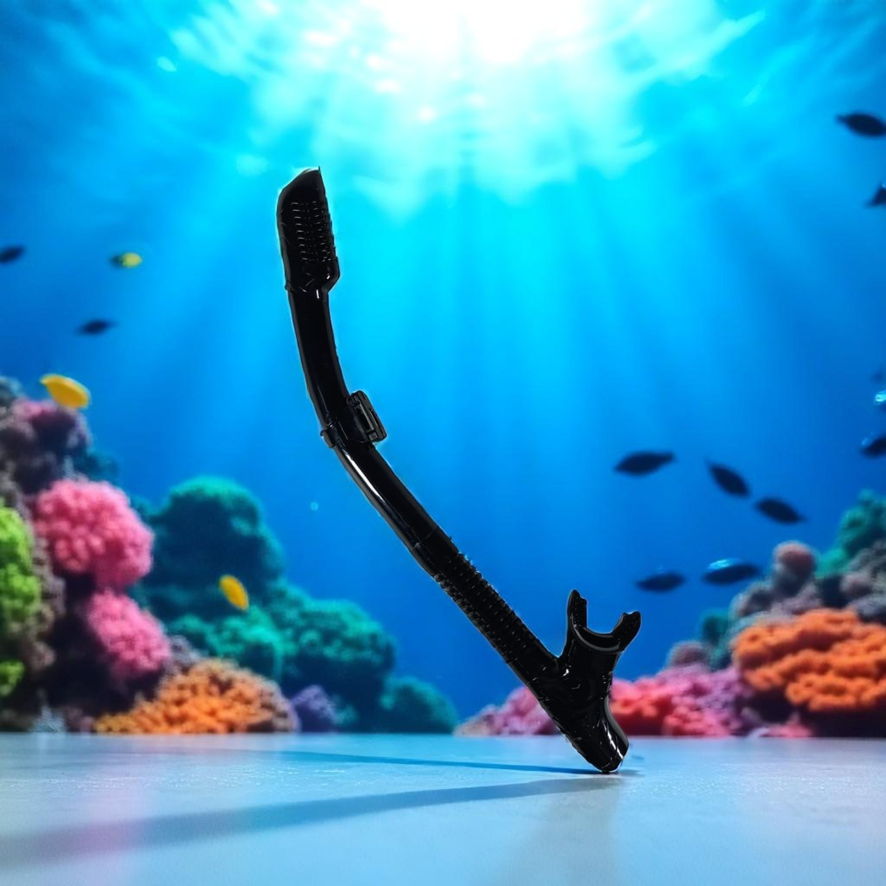 Gambar produk TITA Selang Snorkel Scuba Diving Dry Top Foldable Flexible Silicone - TI121