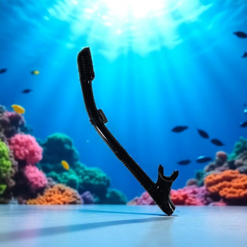Gambar produk TITA Selang Snorkel Scuba Diving Dry Top Foldable Flexible Silicone - TI121
