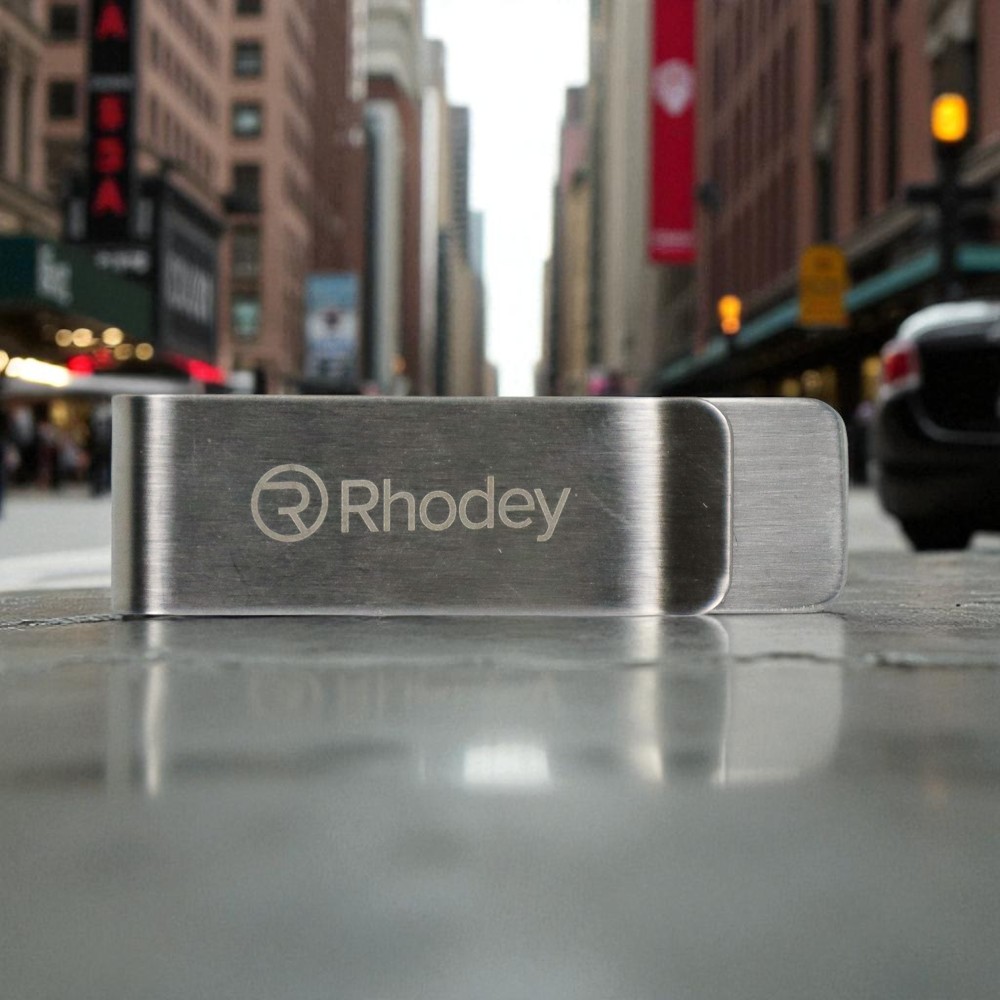 Gambar produk Rhodey Dompet Klip Uang Kertas Stainless Steel - HHYF