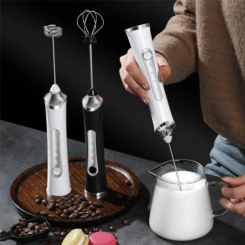 Gambar produk FMA Hand Mixer Mini Pengocok Telur Kopi Milk Frother 1200mAh - FM-NPW