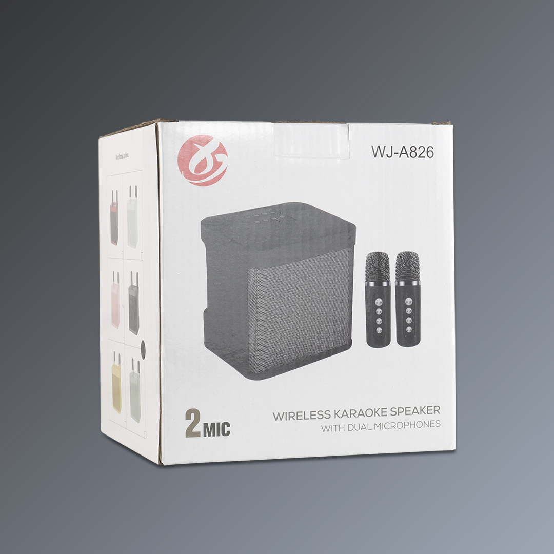 Gambar produk BAFOVY Speaker Bluetooth Karaoke Portable with 2 Microphone 10W - WJ-A826