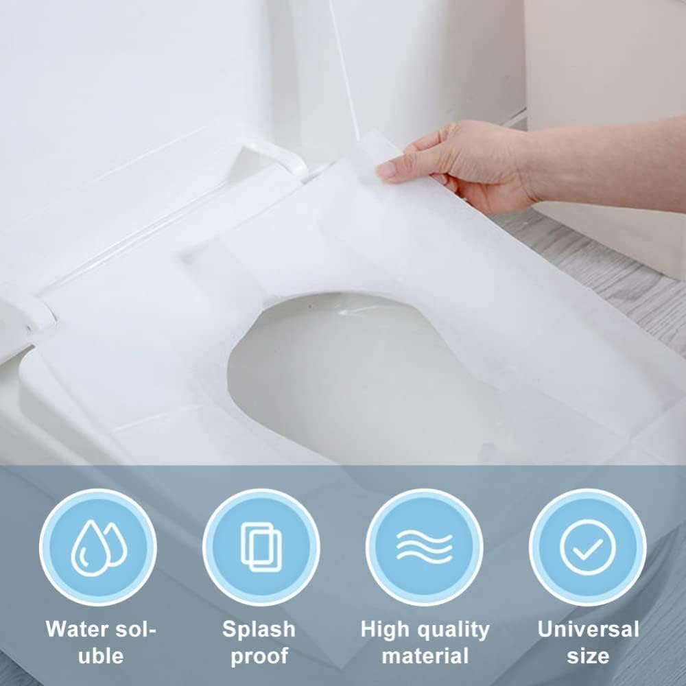 Gambar produk Goodern Cover Dudukan Toilet Disposable Flushable Paper Seat Cover 250 Lembar - INU155