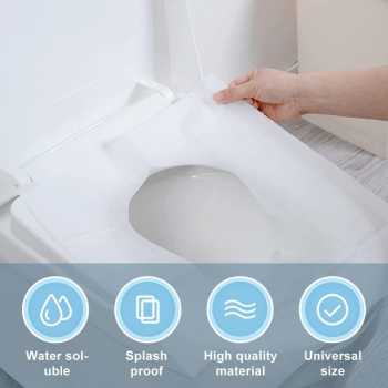 Gambar produk Goodern Cover Dudukan Toilet Disposable Flushable Paper Seat Cover 250 Lembar - INU155