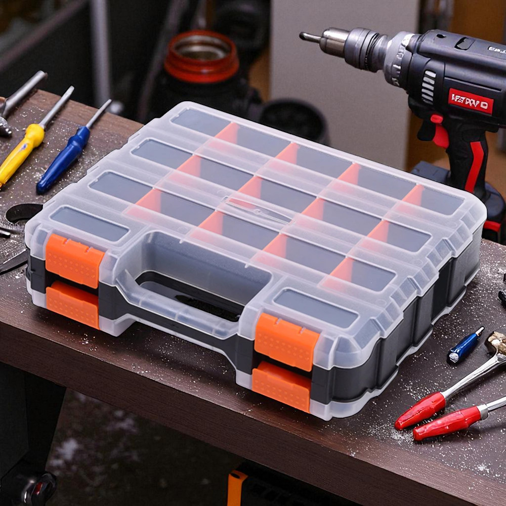 Gambar produk FNICEL Kotak Perkakas Multifungsi Storage Tool Box Double Side - G-322