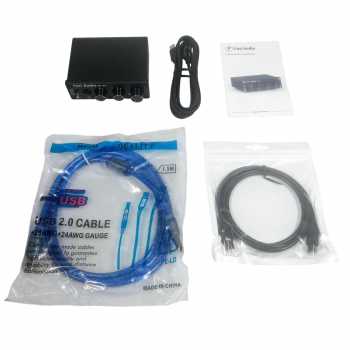 Gambar produk Fosi Audio USB Amplifier HiFi Stereo Gaming DAC Headphone - DAC-Q4