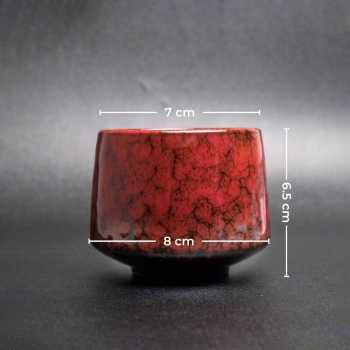 Gambar produk FLAMBE Gelas Keramik Kopi Teh Vintage Japanese Style Ceramic Cup 200ml - FB014